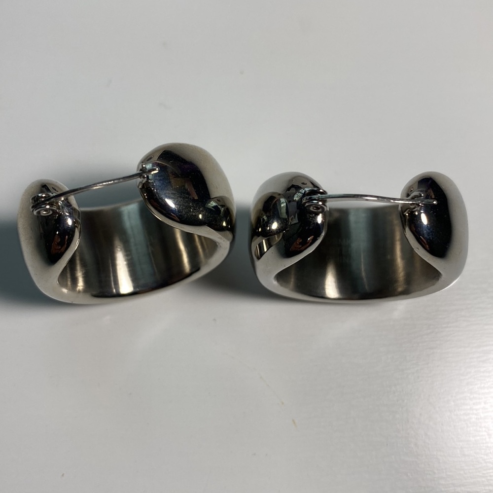 Stainless steel earrings - Picture 2 of 3